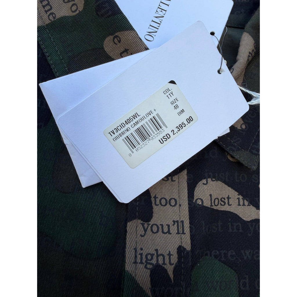 Valentino Garavani Camo Shirt Jacket NEW Size M/US38