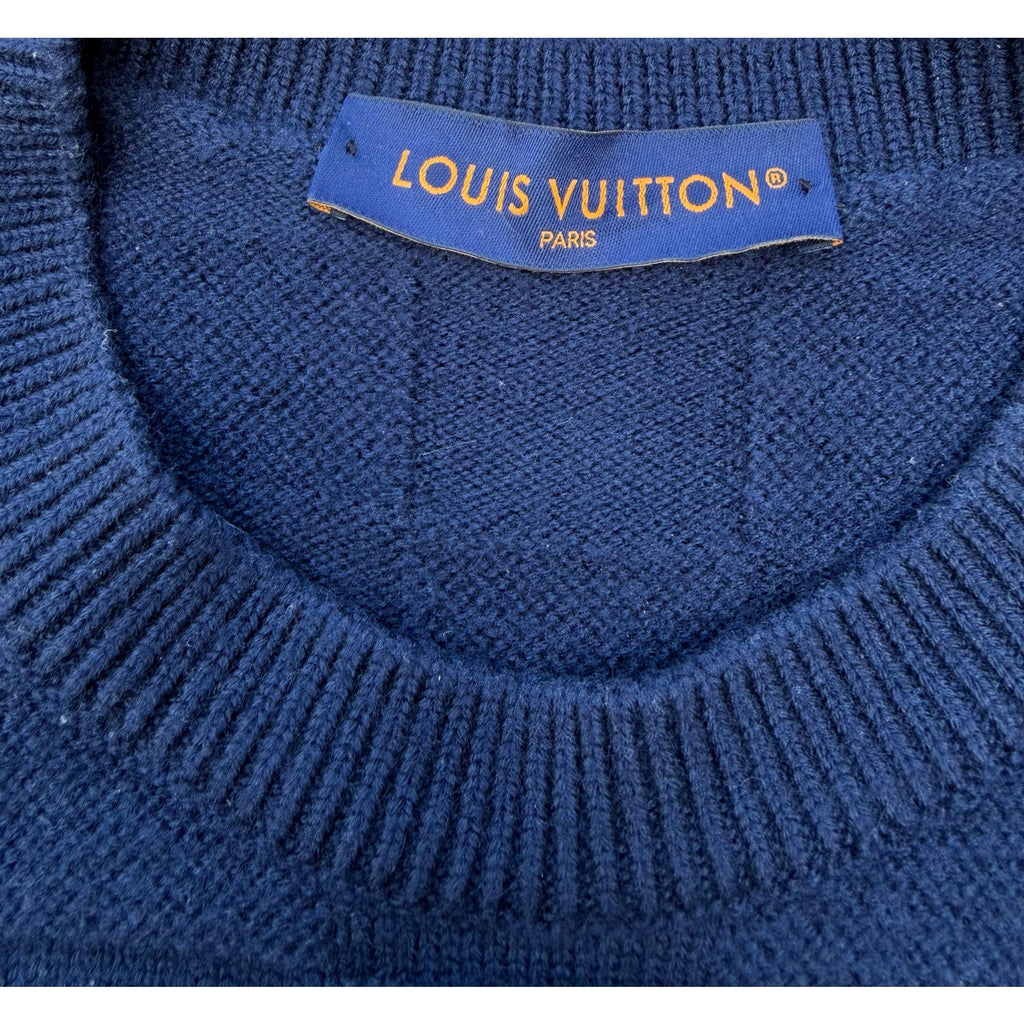 Size S - Louis Vuitton Damier Wool Crewneck