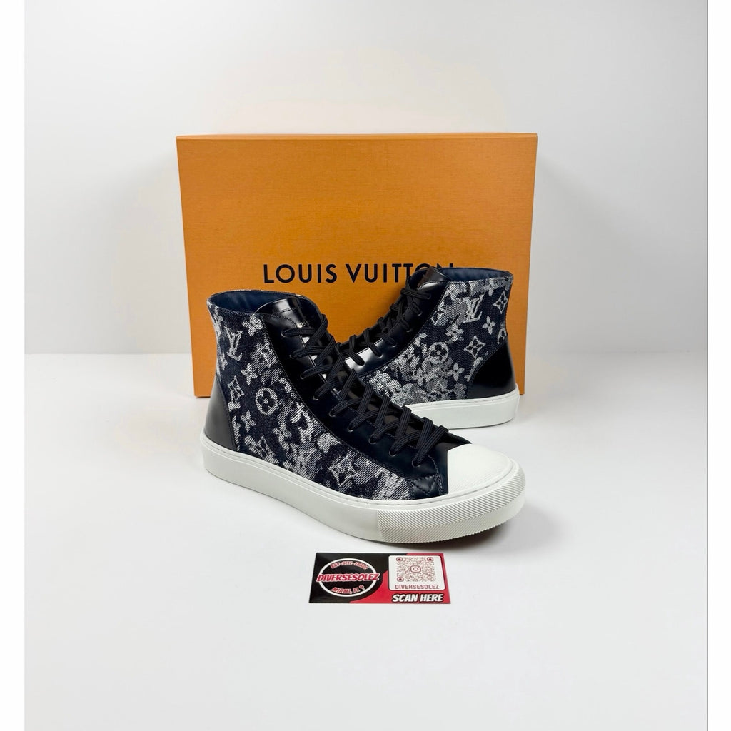 Size 7LV/8US - Louis Vuitton Tattoo Denim High Top NEW