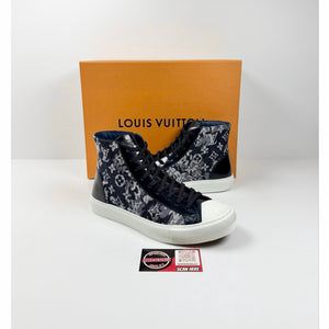 Size 7LV/8US - Louis Vuitton Tattoo Denim High Top NEW