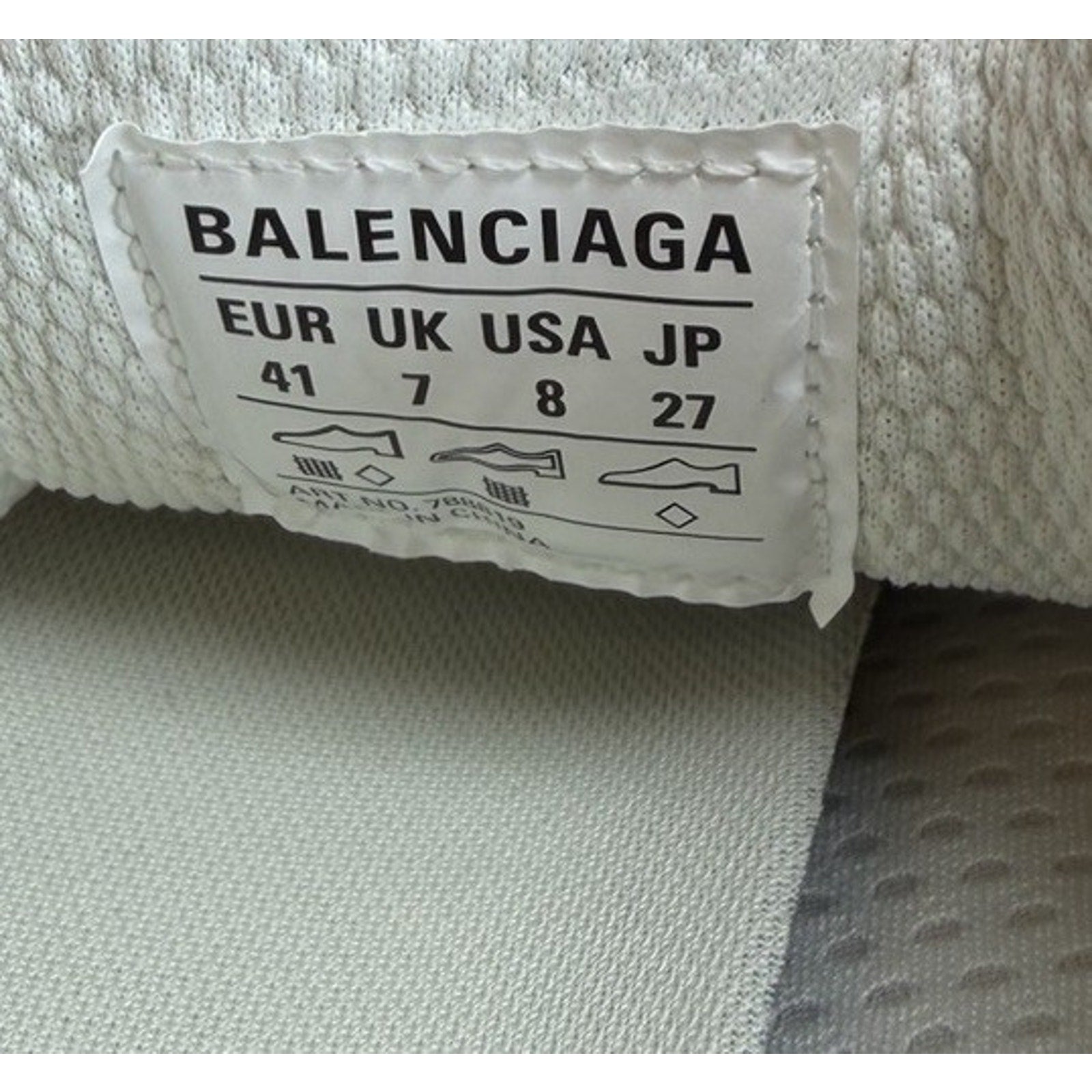 Size 41EU/8US - Balenciaga 3XL Fishnet NEW/RETAIL $1,650