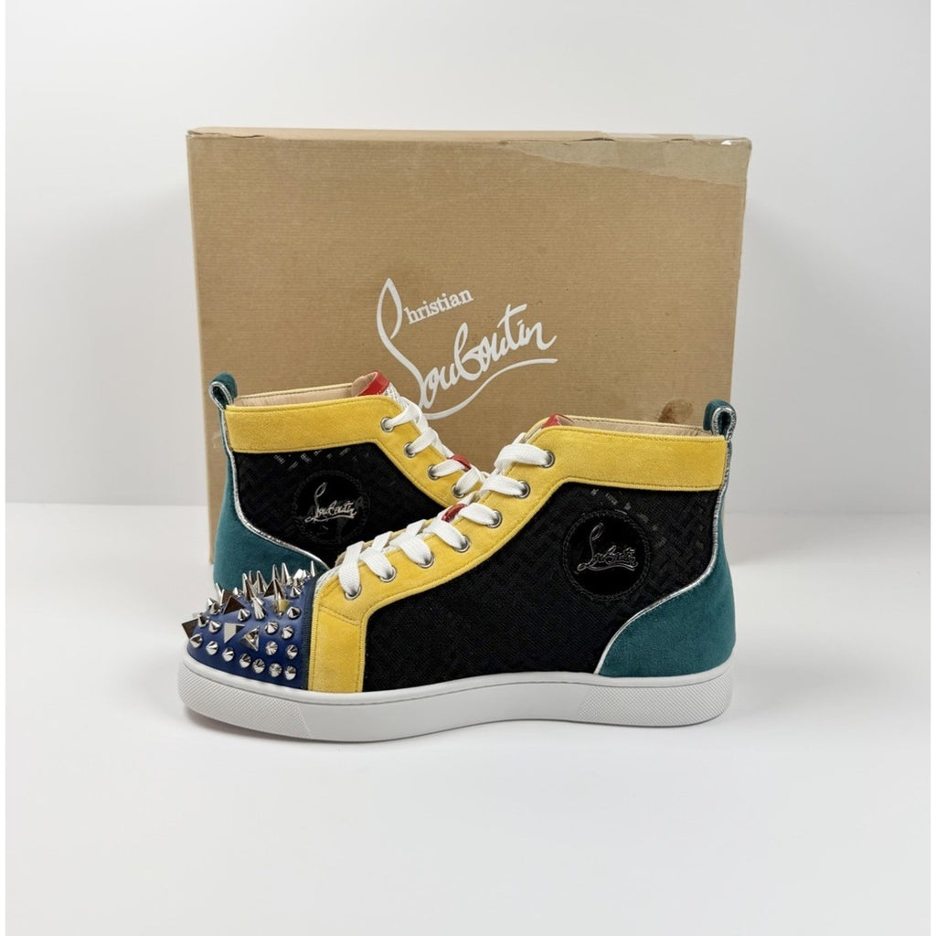 Size 7.5US - Christian Louboutin Multicolor High Spike NEW