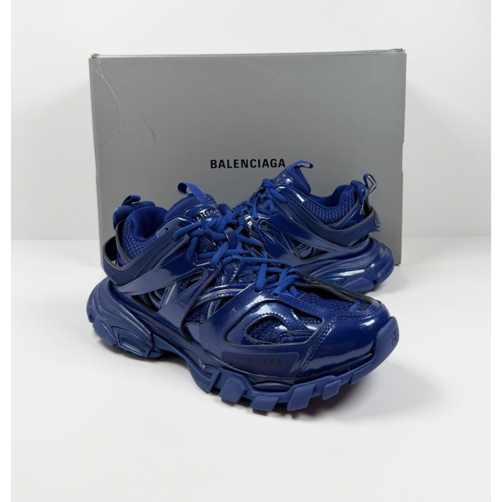 Size 40EU/7US - Balenciaga Track Metallic Blue NEW