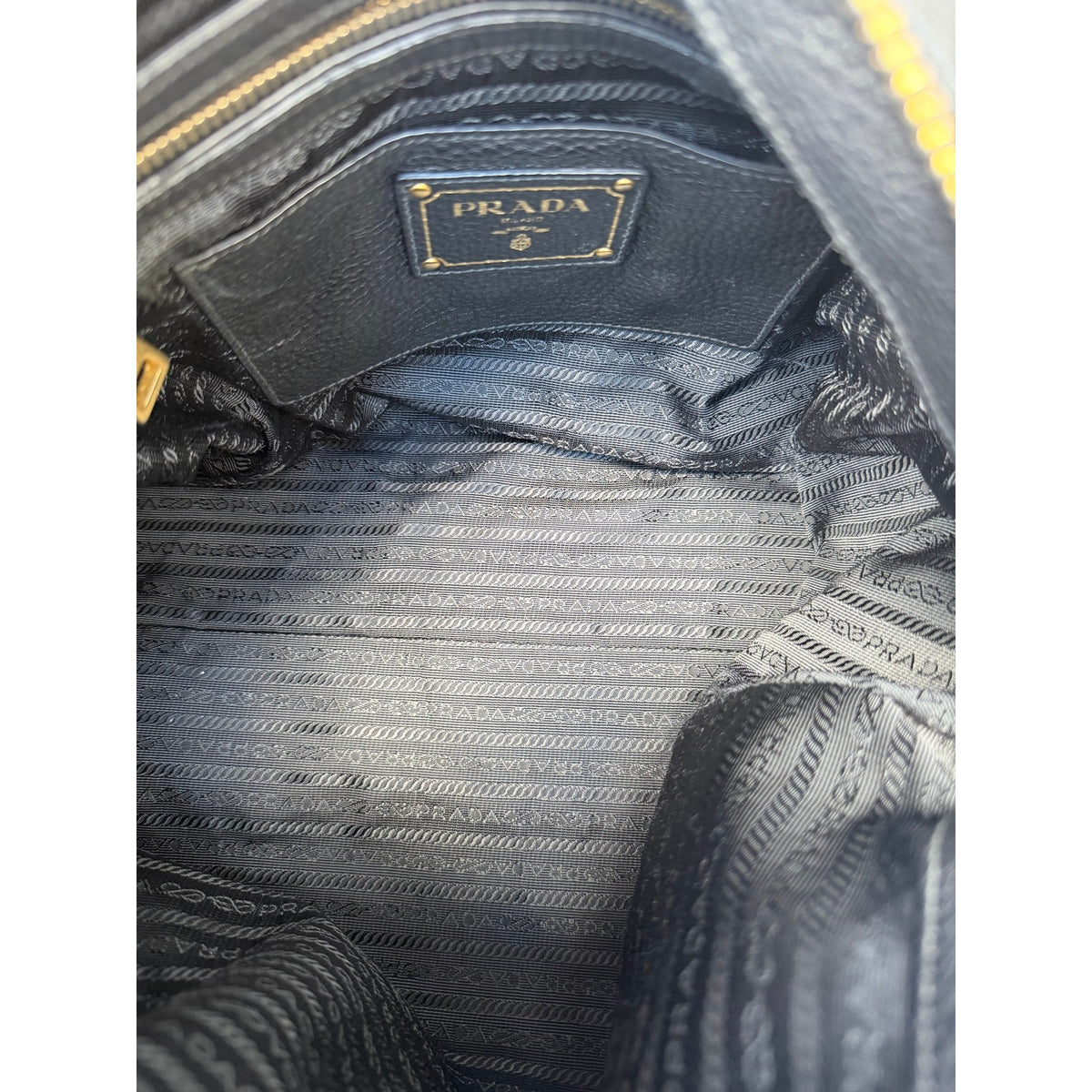Prada Vitello Danio Leather Tote Bag