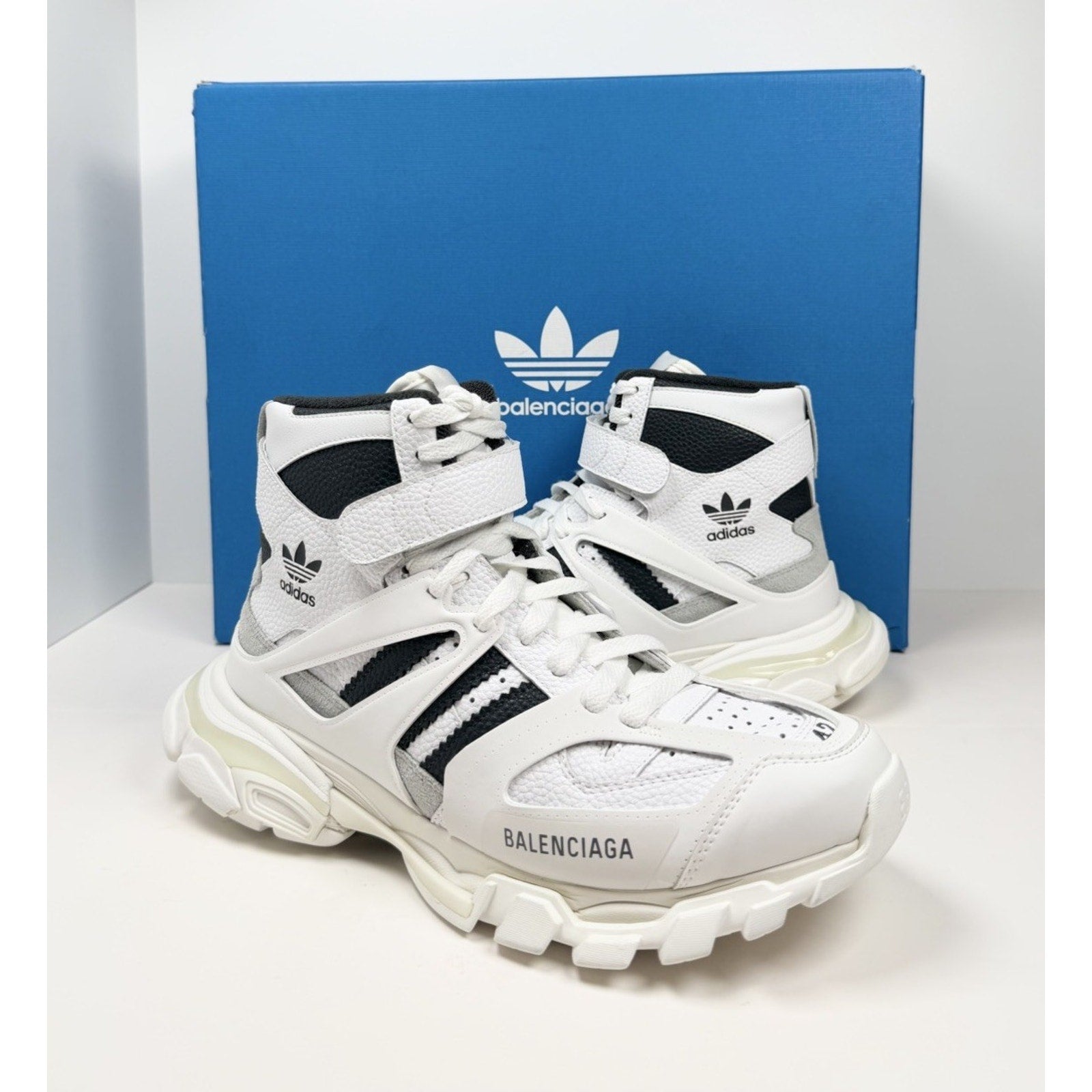 Size 42EU/9US - Balenciaga x adidas Track Forum High NEW