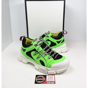 Size 10US - Gucci Flashtrek Neon Green NEW