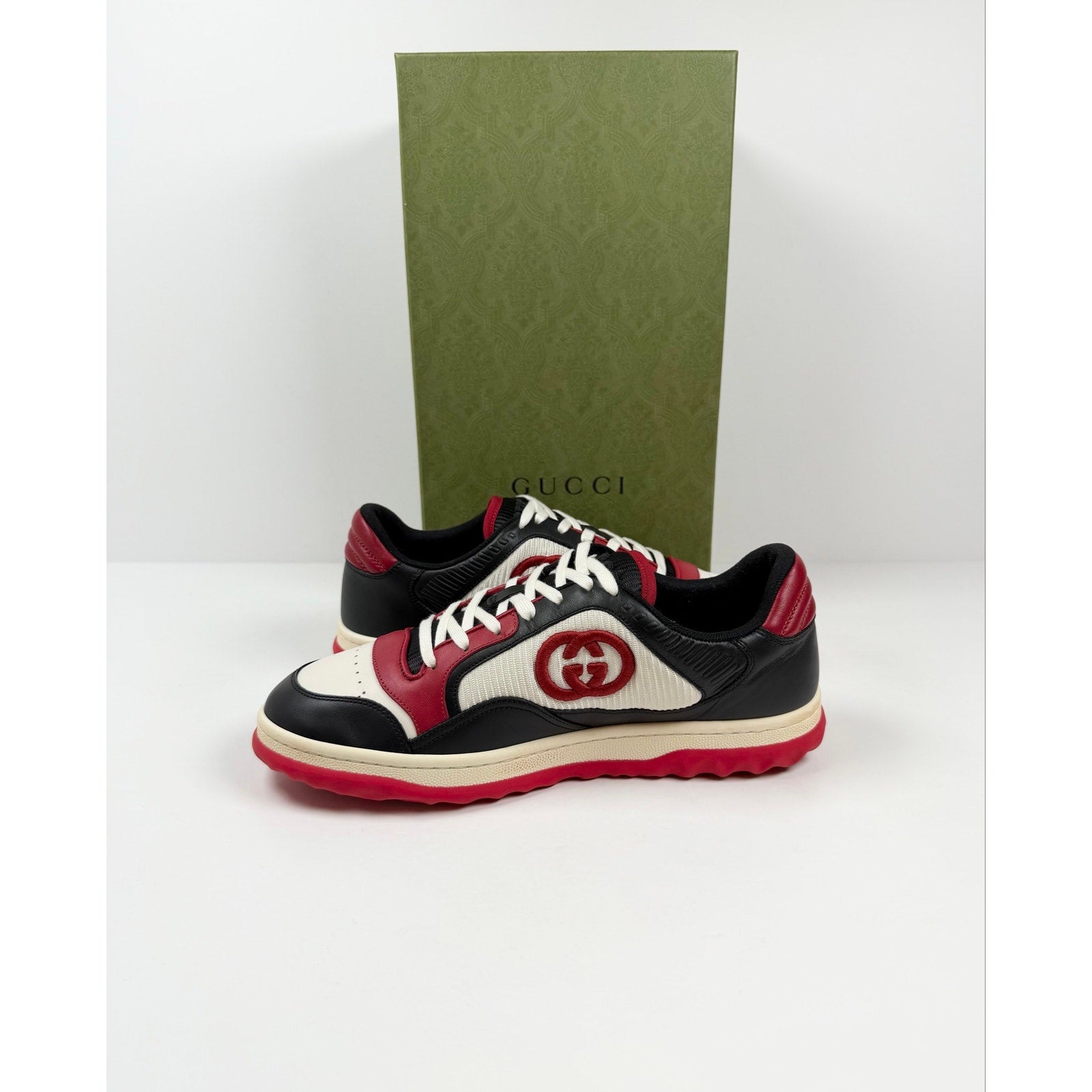 Size 7.5US - Gucci MAC80 Leather Sneakers NEW