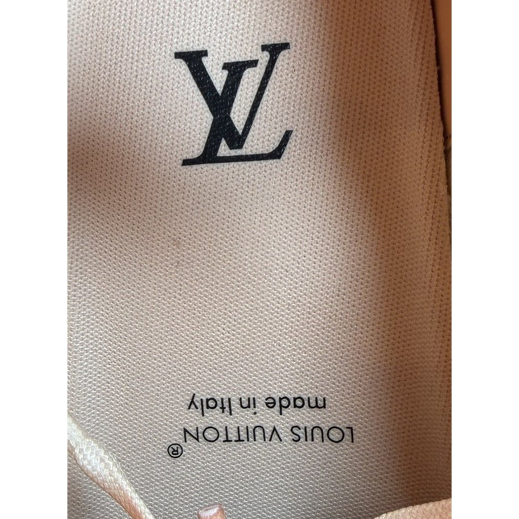 Size 6.5LV/8US - Louis Vuitton Denim Trainers Like New