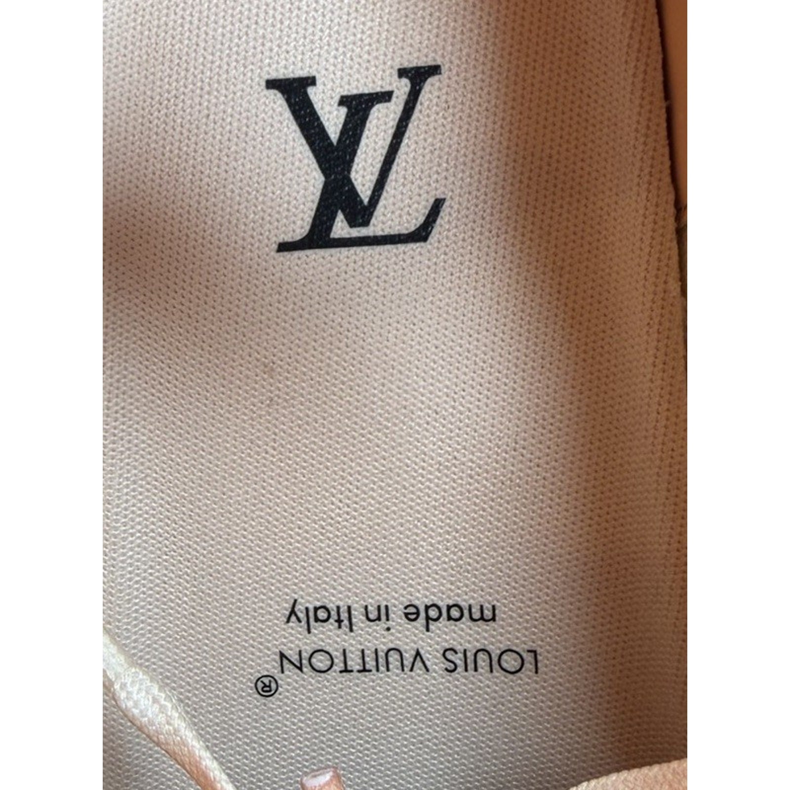 Size 6.5LV/8US - Louis Vuitton Denim Trainers Like New