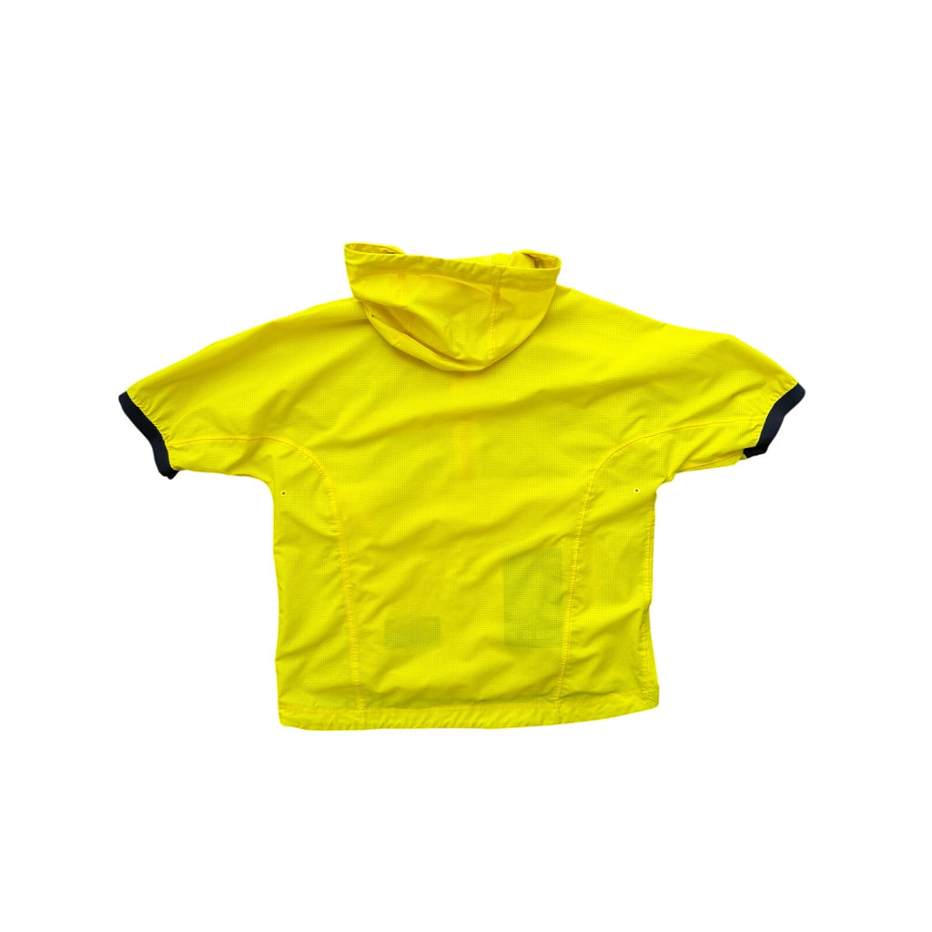 Size M - Prada 2-in-1 Convertible Jacket & Bag Yellow Nylon