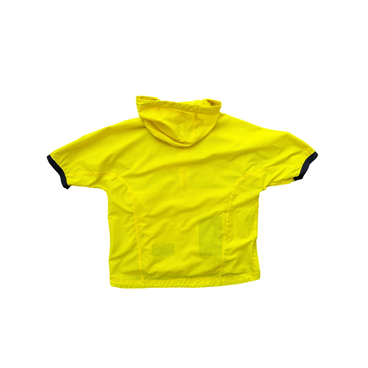 Size M - Prada 2-in-1 Convertible Jacket & Bag Yellow Nylon