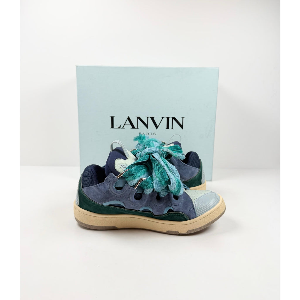Size 40EU/7US - Lanvin Curb Blue Sneakers