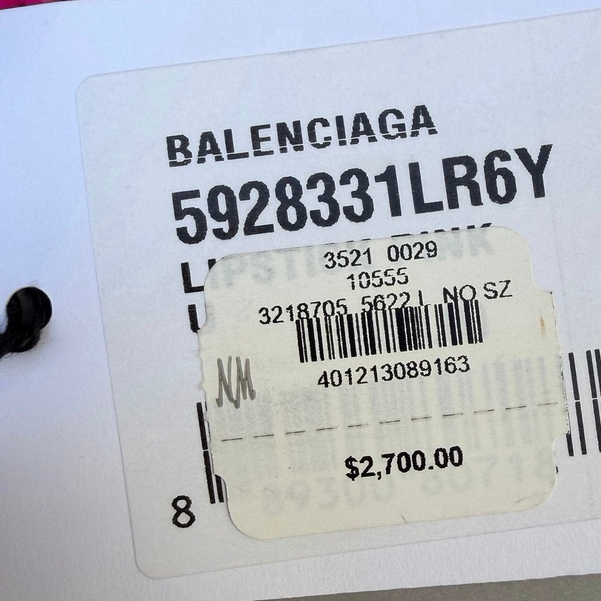 Balenciaga Croc Leather XS Hourglass Top Handle Bag NEW