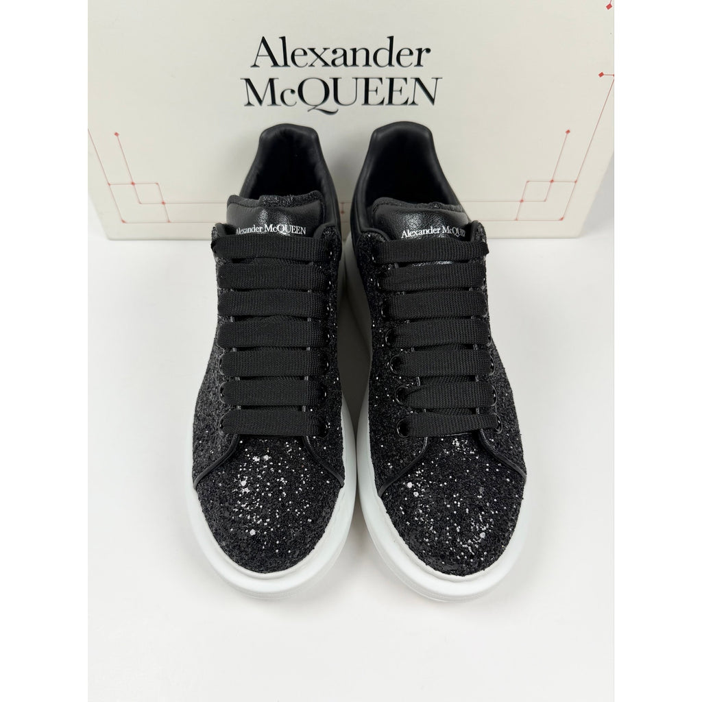 Size 7.5 - Alexander McQueen Black Crystals WORN 1X!