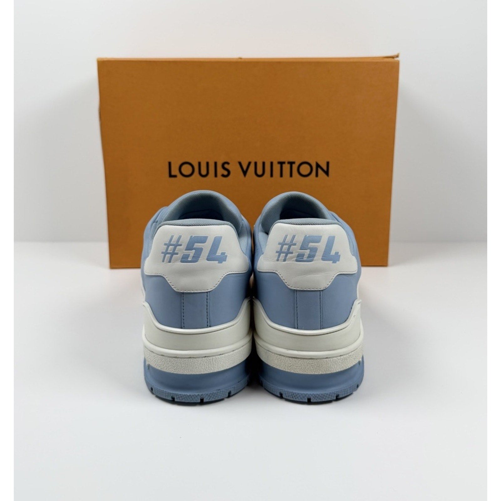 Size 9LV/10US - Louis Vuitton Blue Leather Trainers