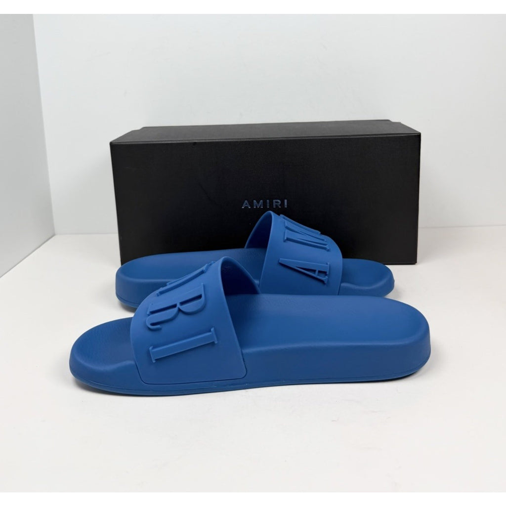 Size 41EU/8US- Amiri Logo Pool Slides NEW