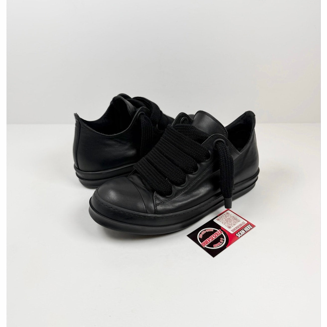Size 41EU/8US - Rick Owens Jumbo Lace Black