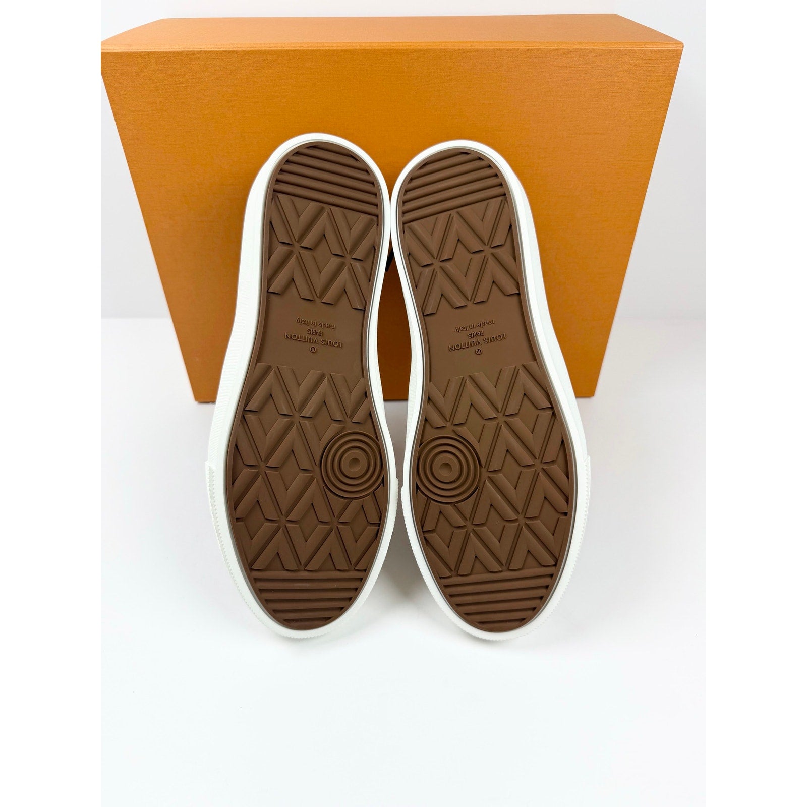Size 7LV/8US - Louis Vuitton x NBA Trocadero Slip On NEW