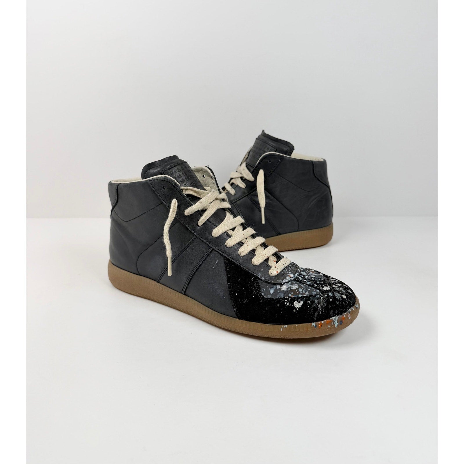 Size 41EU/8US - Maison Margiela Paint Splatter High