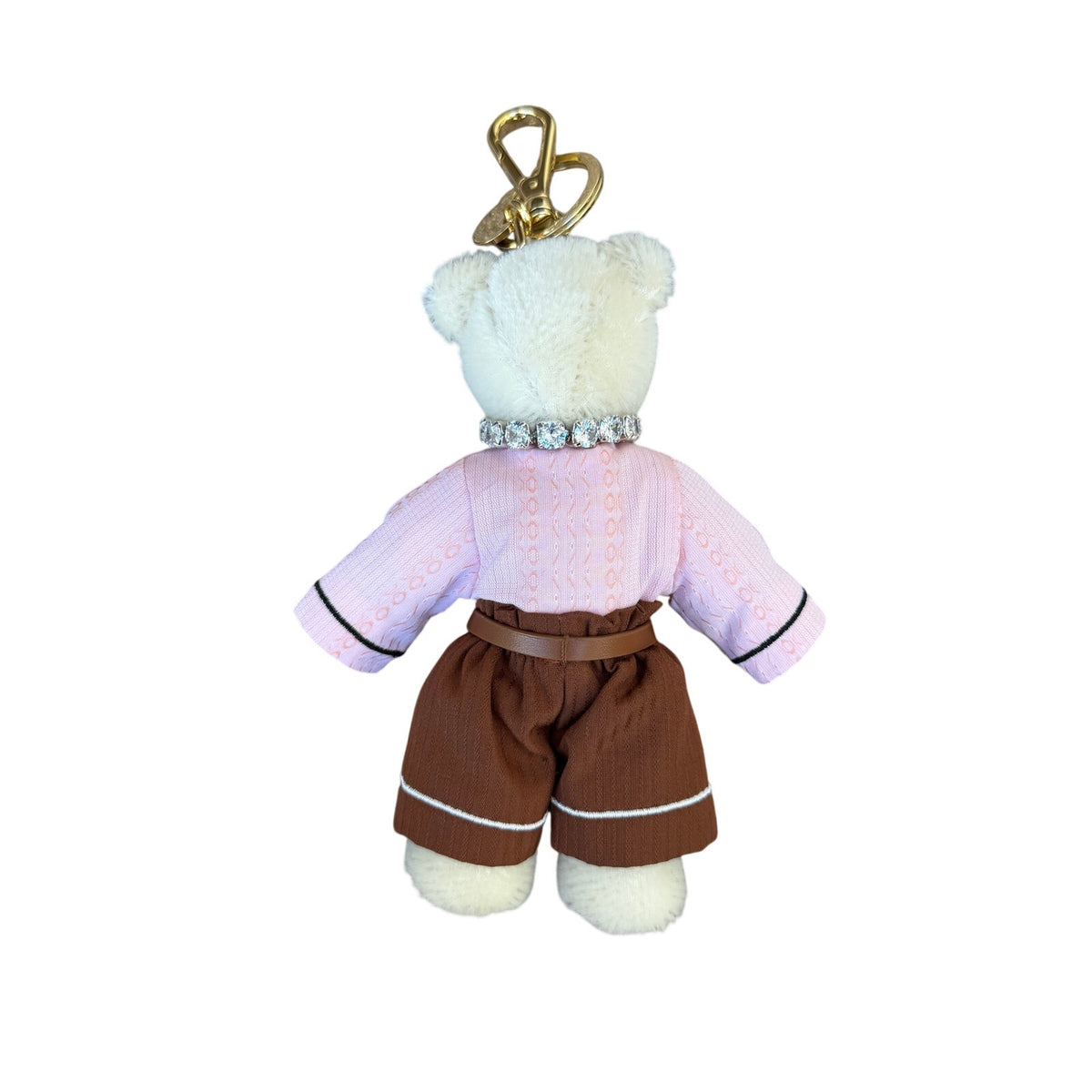 Prada Teddy Bear Keychain Charm NEW