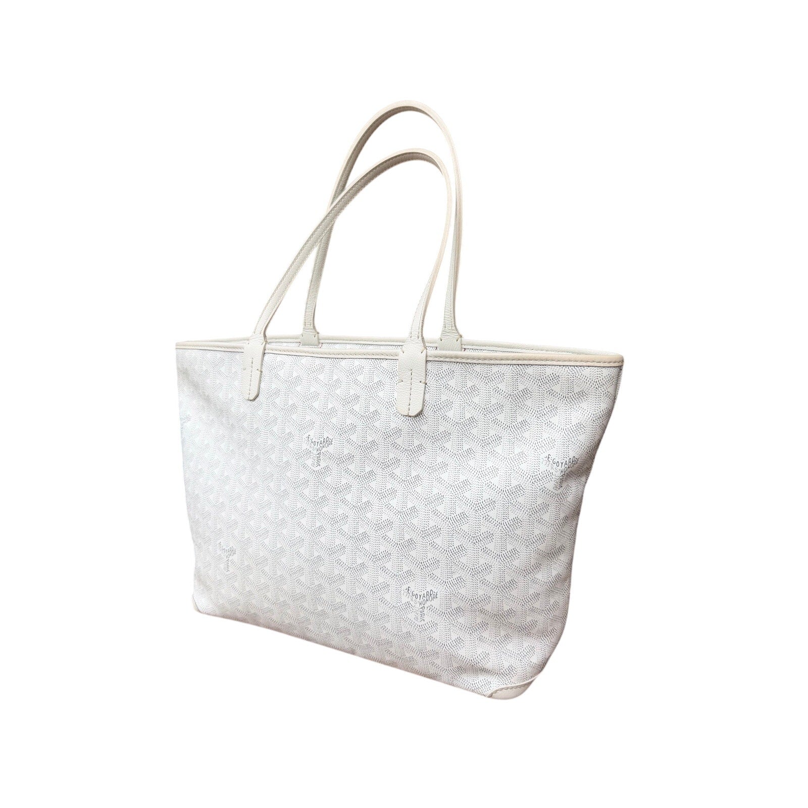 Goyard White PM Tote Bag