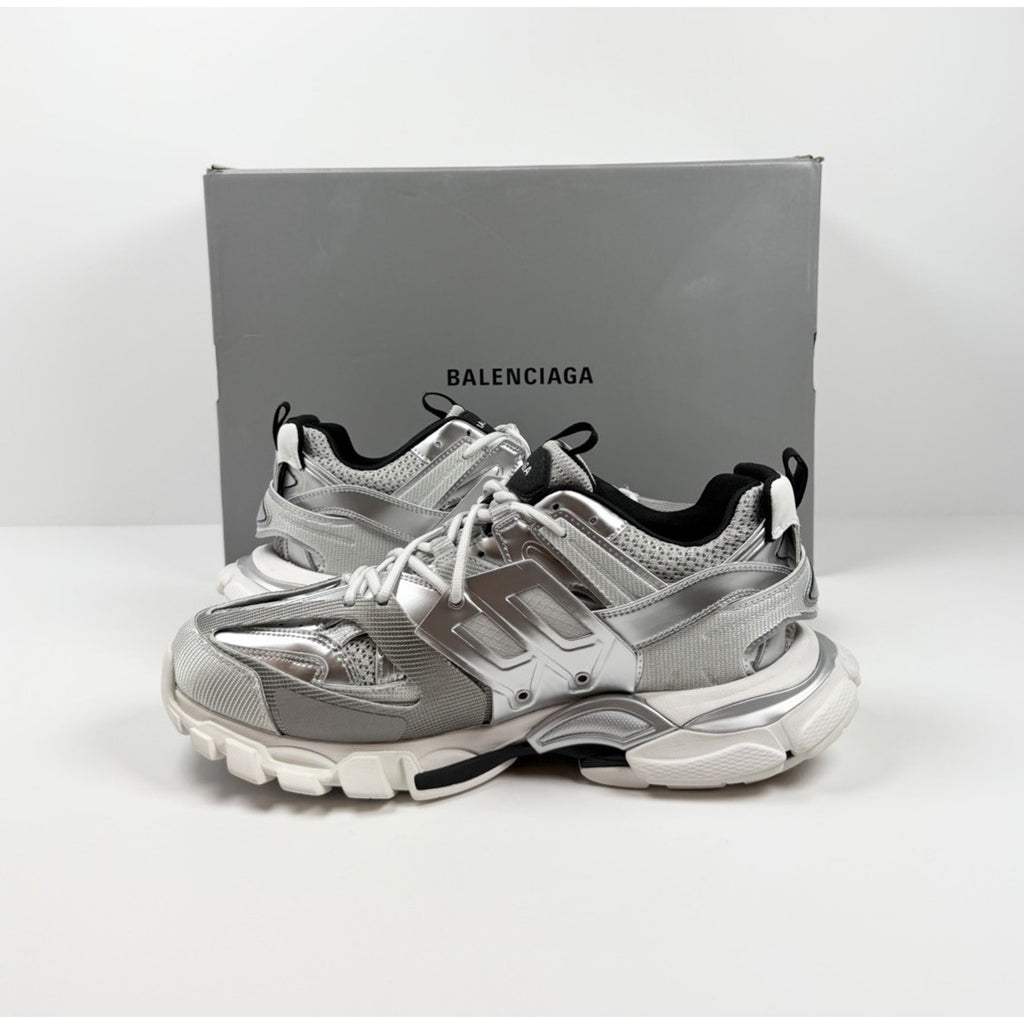 Size 43EU/10US - Balenciaga Track Metallic Silver NEW