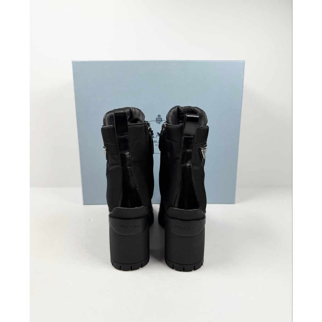 Size 6.5 - Prada Combat Ankle Boots Tried On!
