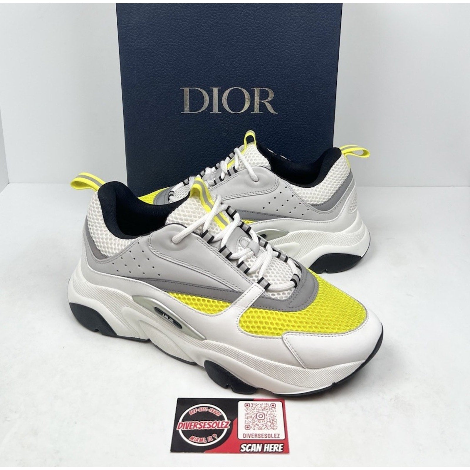 Size 44EU/11US- Dior B22 White Yellow