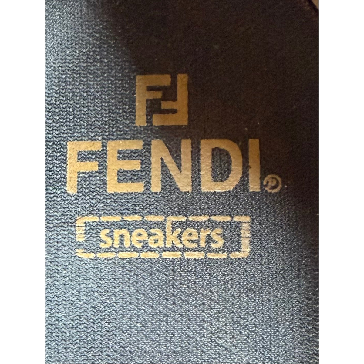 Size 9UK/10US - Fendi FF Jacquard Low Top