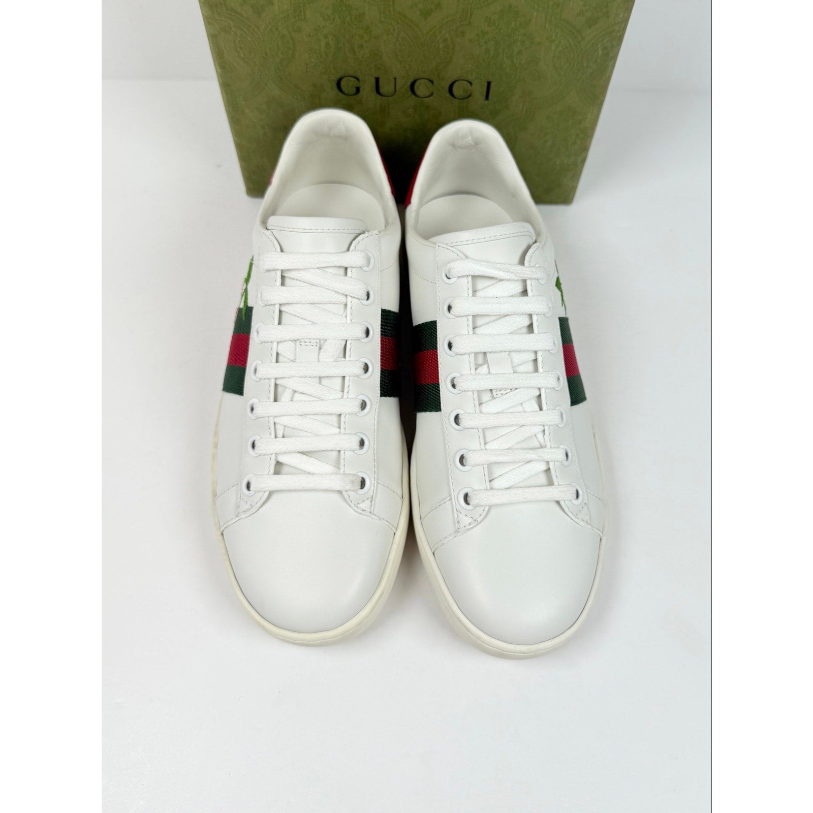 Size 36/6 - Gucci Ace Cherry Womens