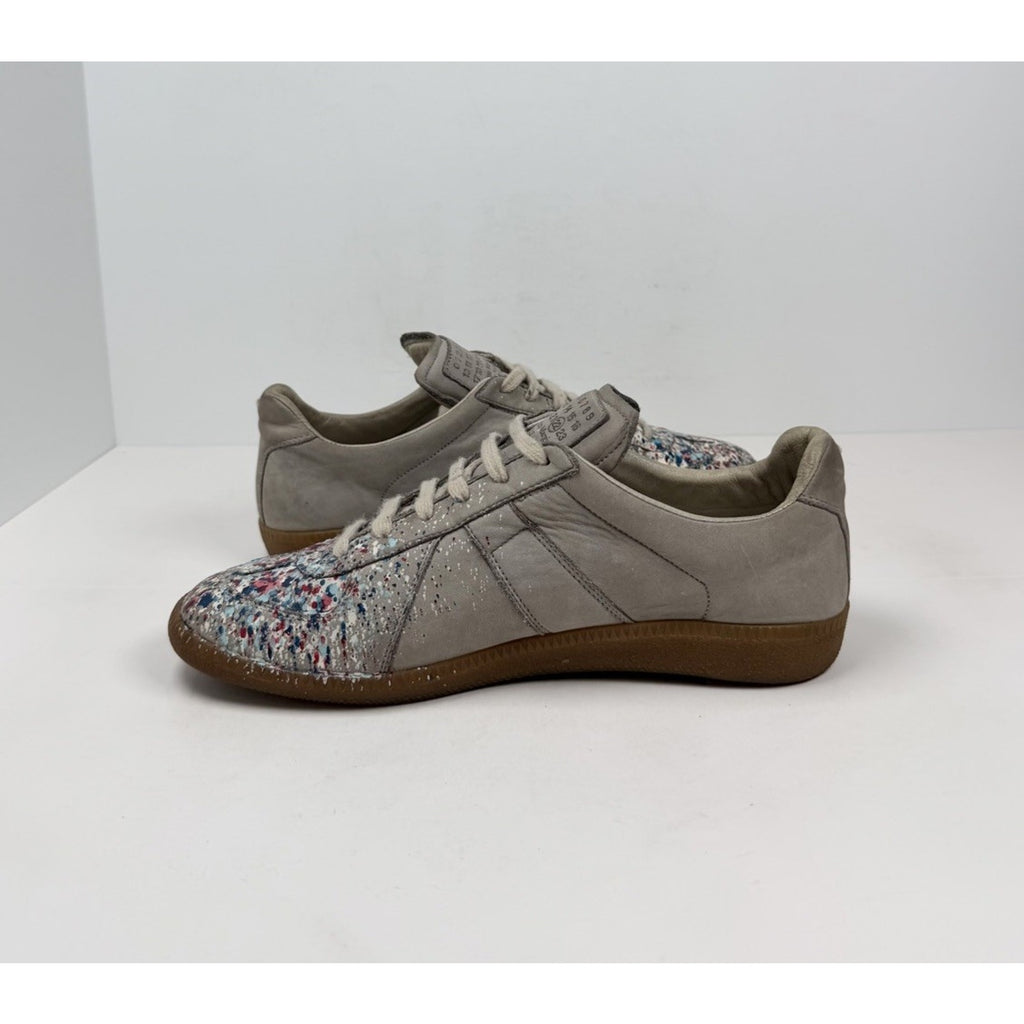 Size 41EU/8US - Maison Margiela GAT Beige Paint Splatter