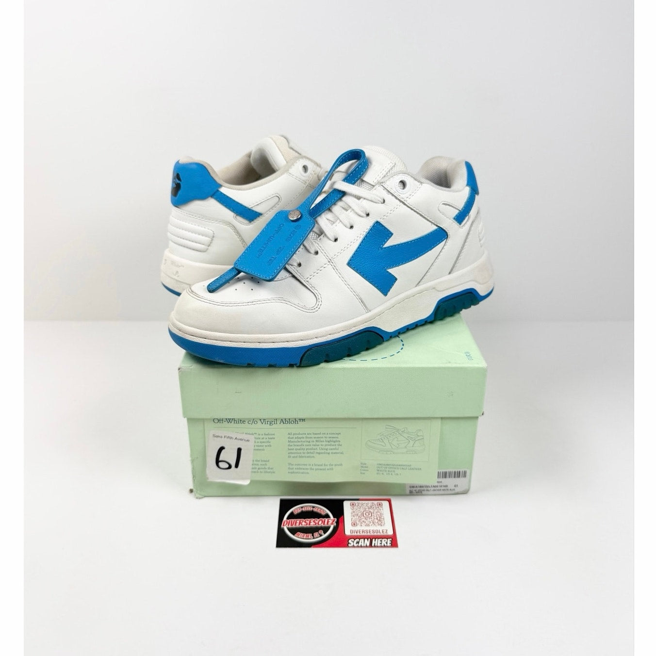 Size 41EU/8US - Off White Out Of Office
