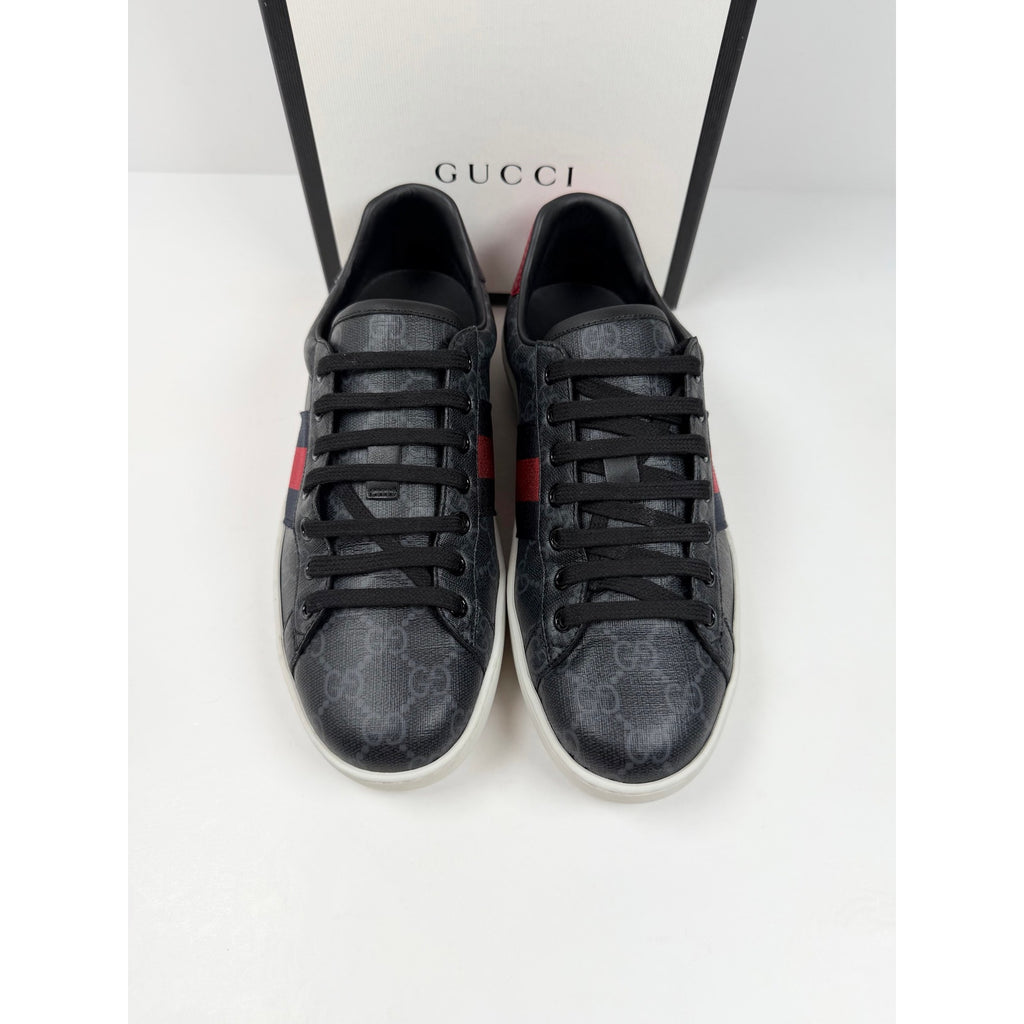 Size 8US - Gucci Ace GG Supreme Black