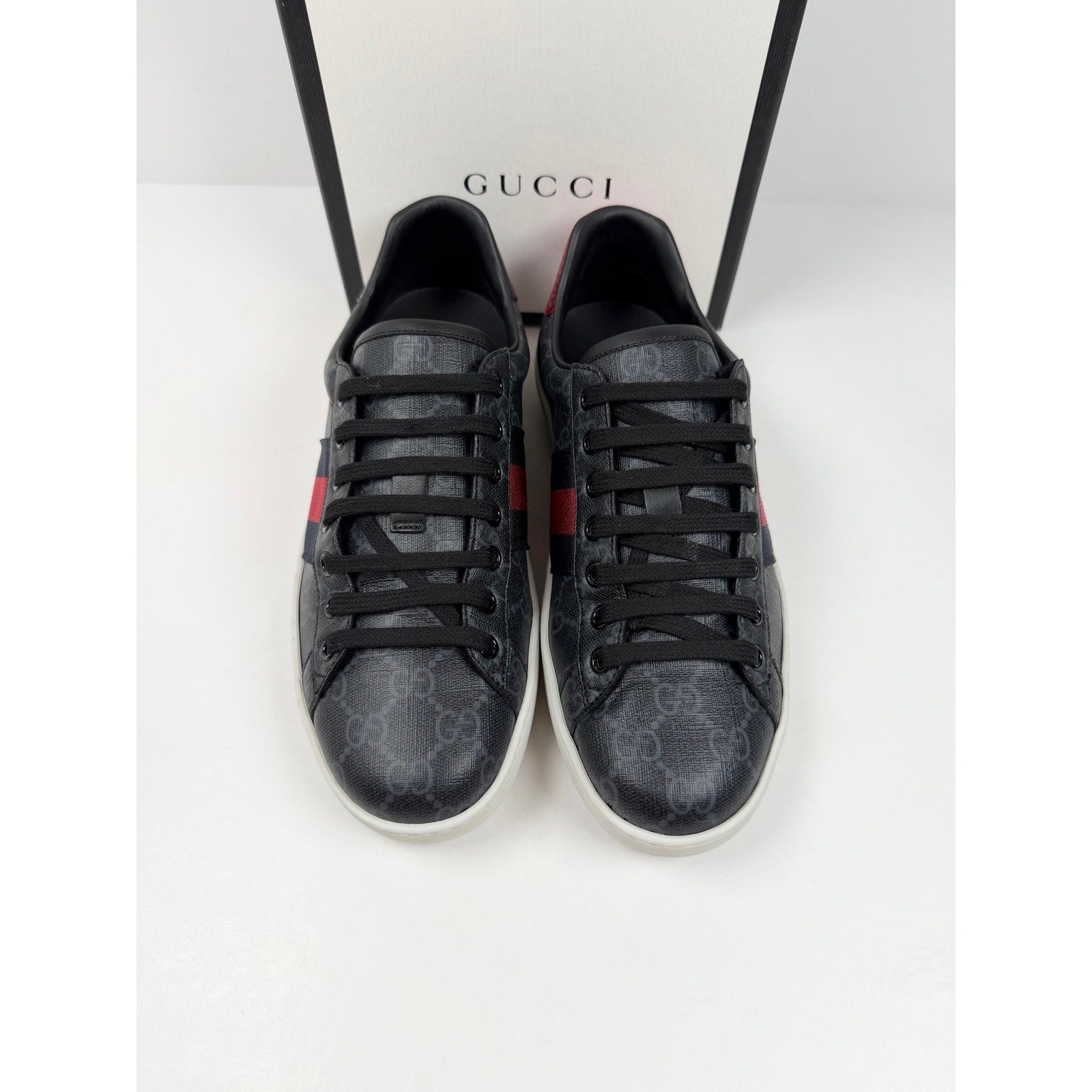 Size 8US - Gucci Ace GG Supreme Black