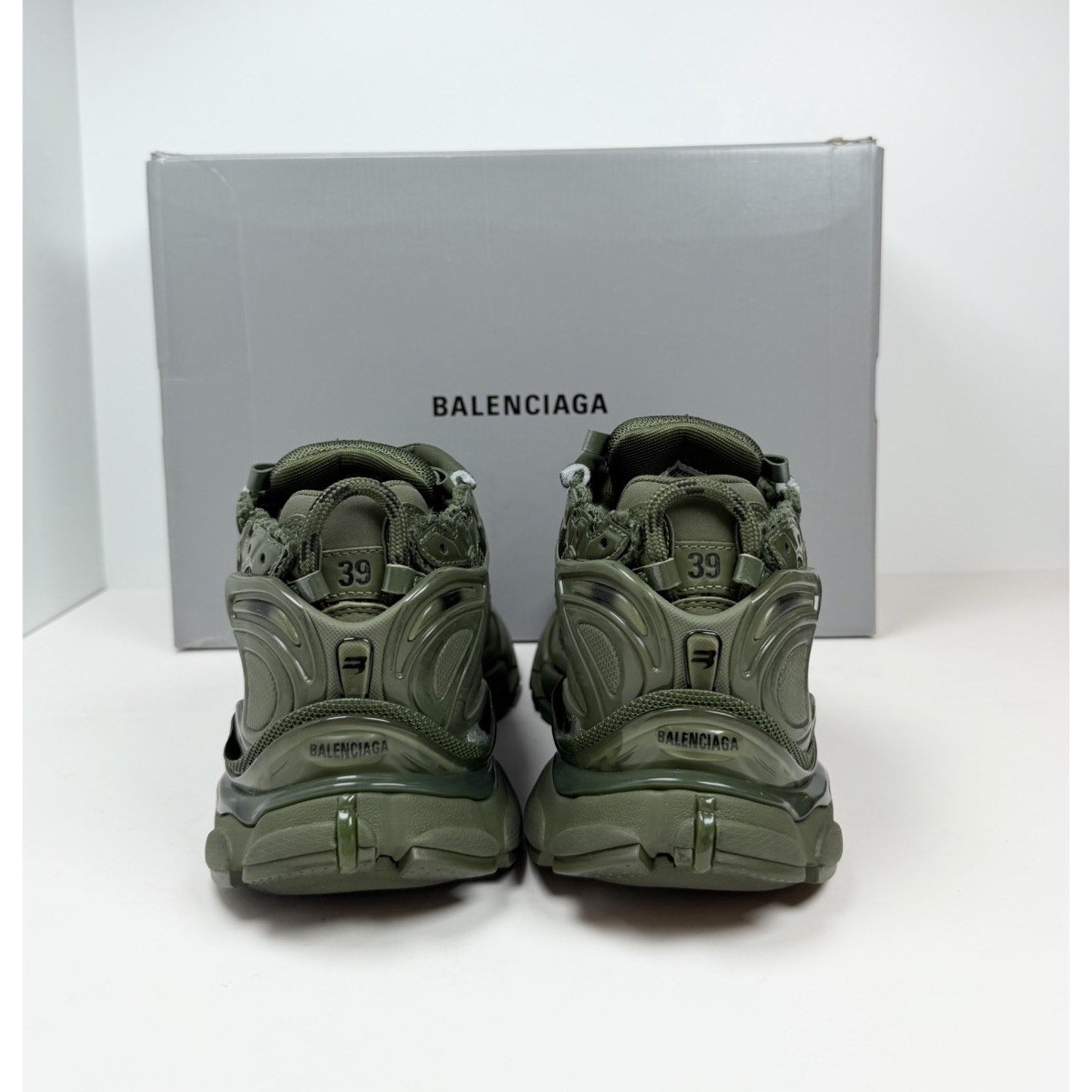 Size 39EU/6US - Balenciaga Runner Olive Green NEW