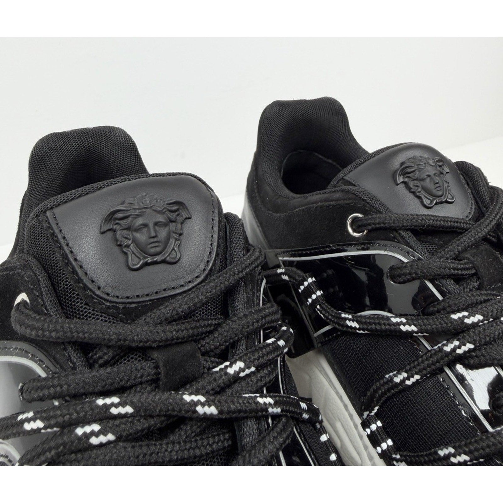 Size 46EU/13US - Versace Trigreca Black Sneakers NEW!