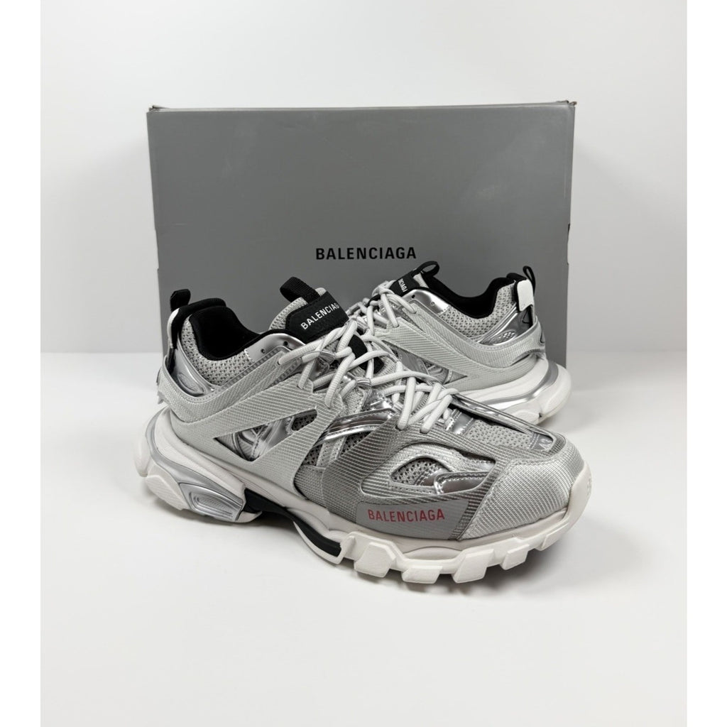 Size 43EU/10US - Balenciaga Track Metallic Silver NEW