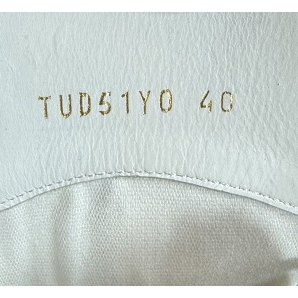Size 40EU/7US - Valentino VLTN High Top White Sneakers