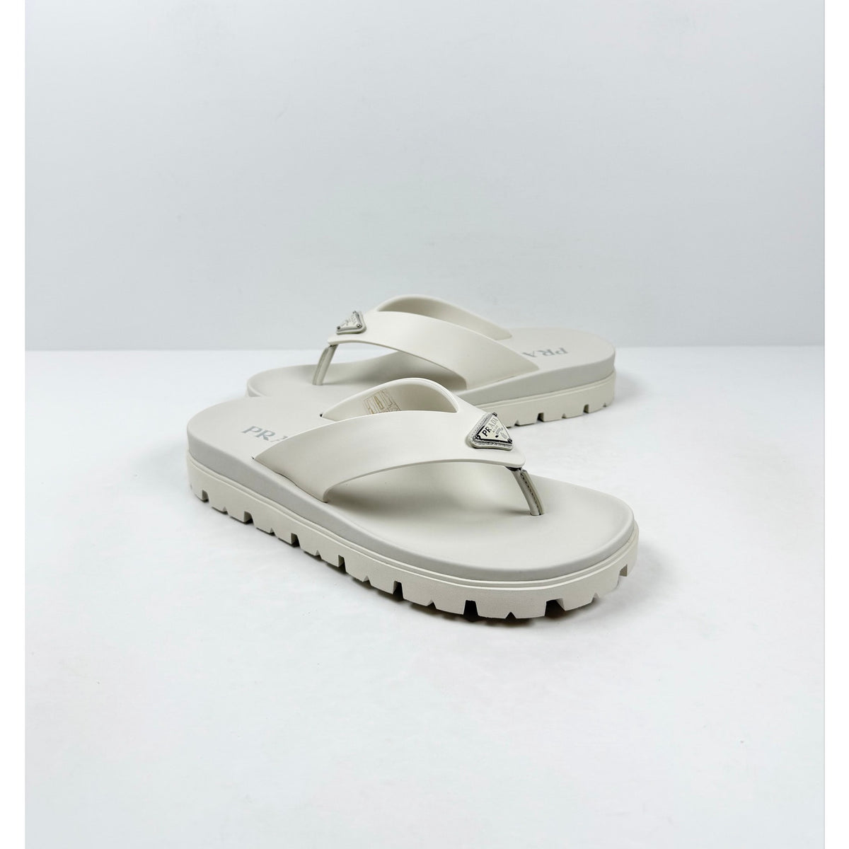 Size 8UK/9US - Prada Rubber Thong Sandals NEW