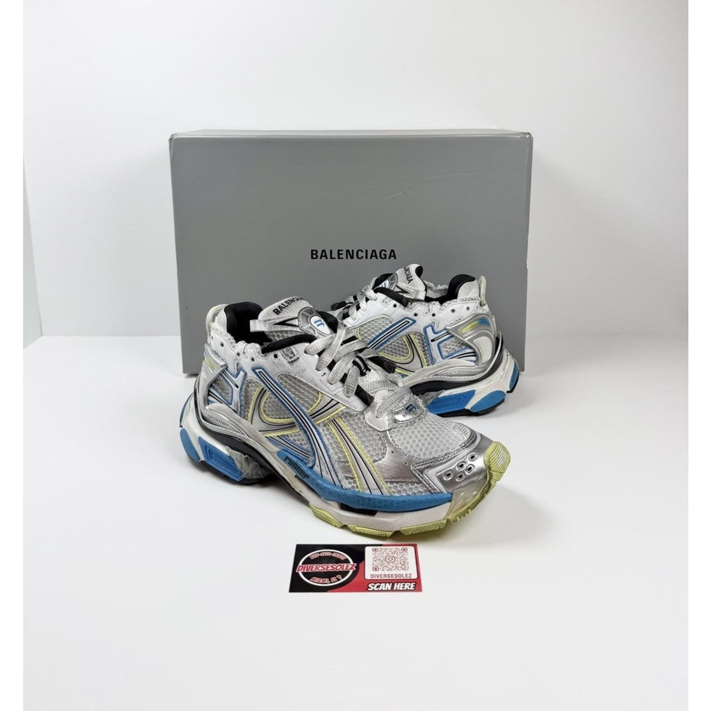 Size 41EU/8US - Balenciaga Runner White Yellow Blue NEW!