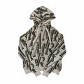 Size M - Amiri Repeat Logo Grey Hoodie