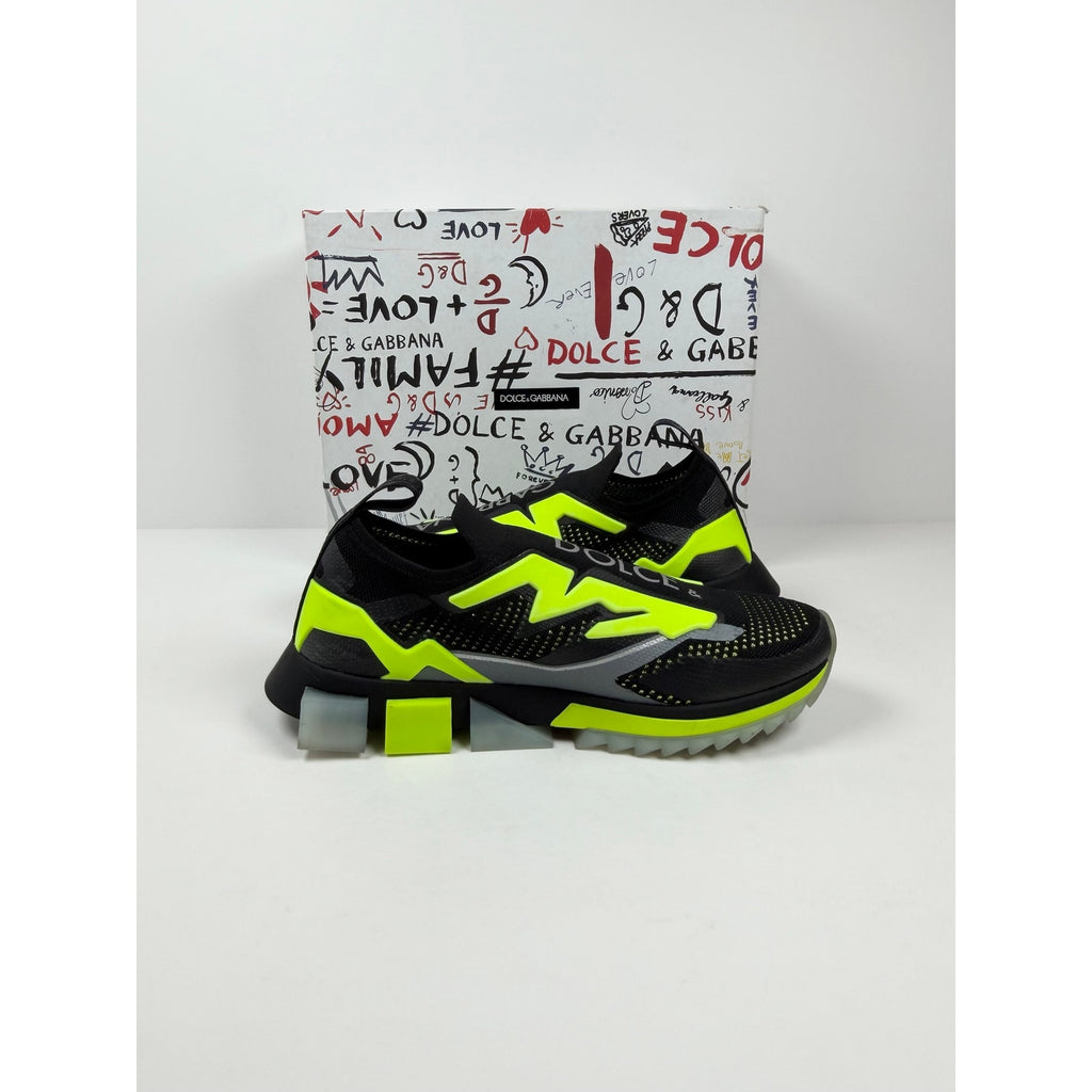 Size 41EU/8US - Dolce & Gabbana Sorrento Black Yellow