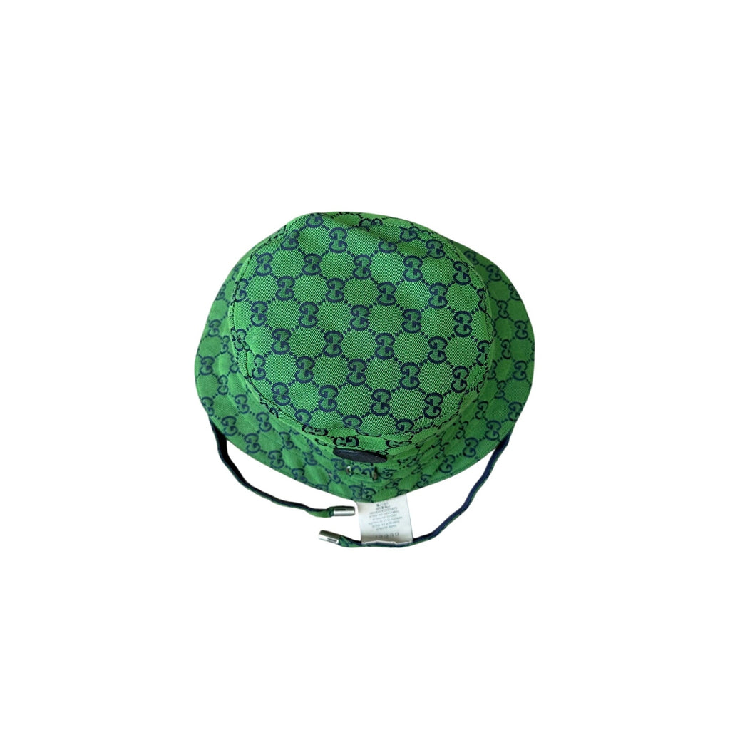 Gucci Self-Tie Green Bucket Hat (Size L)