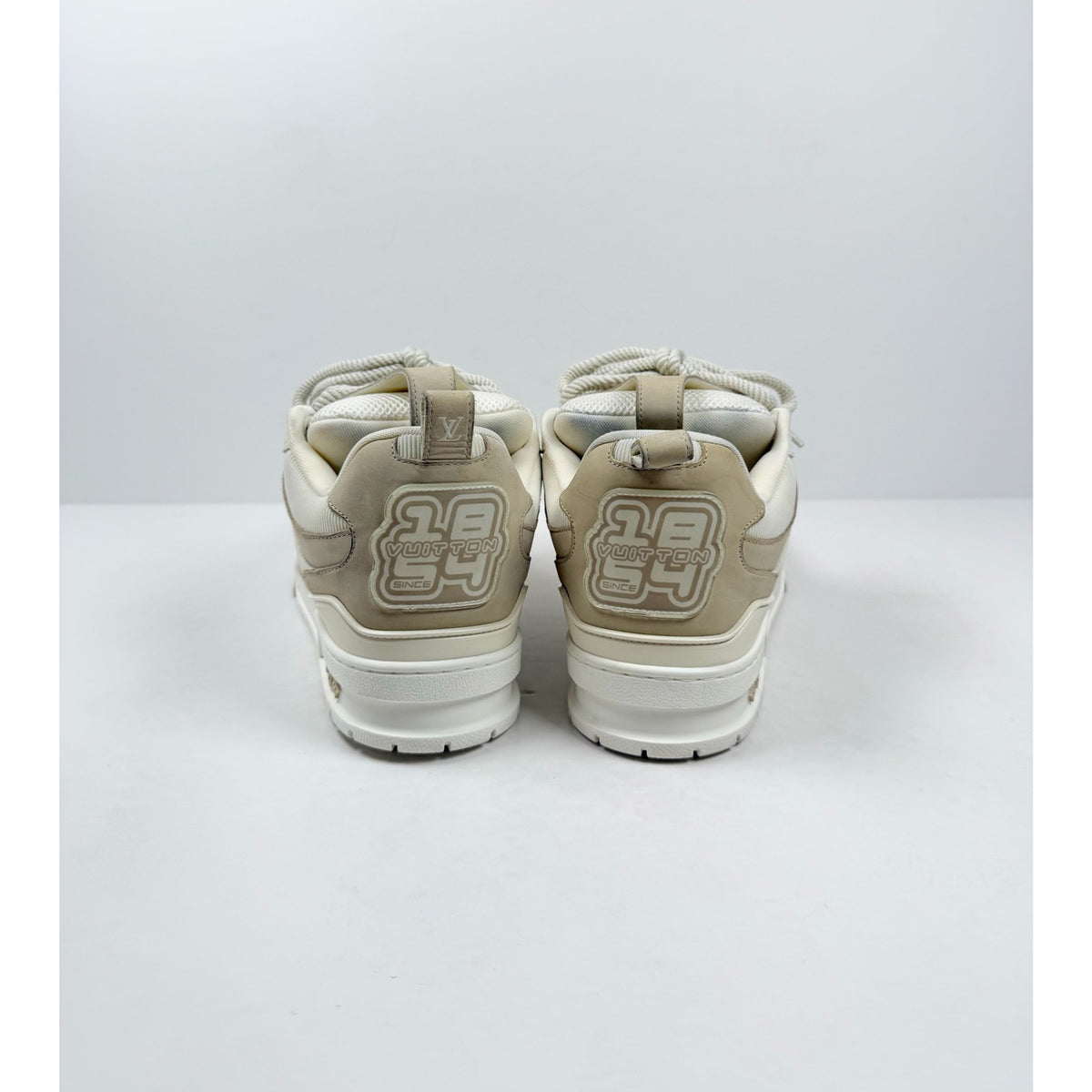 Size 10UK/11US - Louis Vuitton Skate Beige White