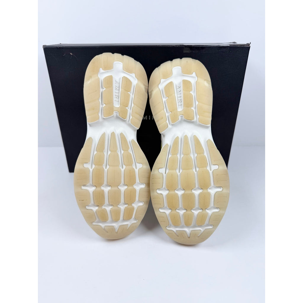 Size 43EU/10US - Amiri Bone Runner White Yellow