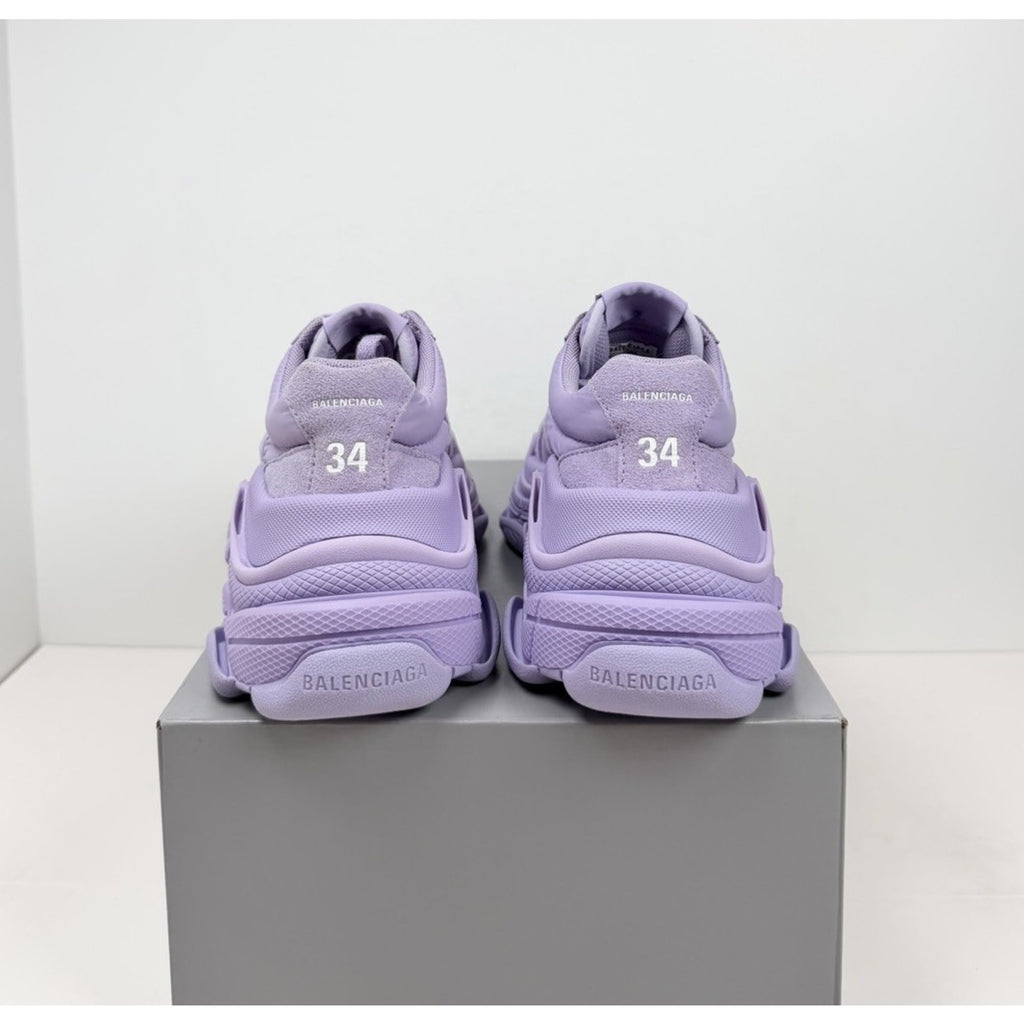 Size 34EU/4W - Balenciaga Triple S Nylon Lilac NEW