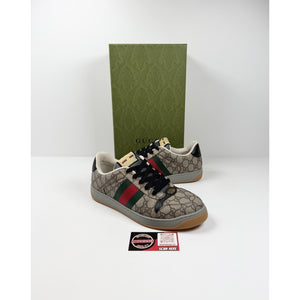 Size 8.5US - Gucci Screener Beige Monogram NEW