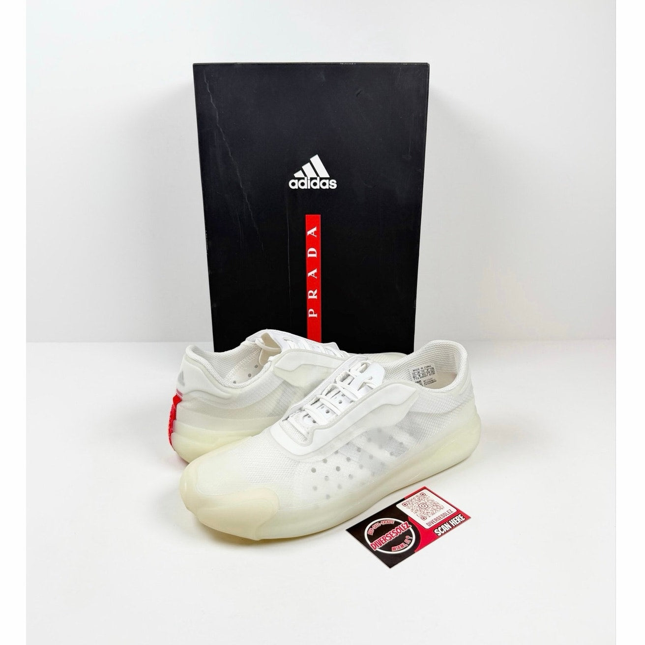 Size 9.5 - Prada x adidas Luna Rossa Sneakers
