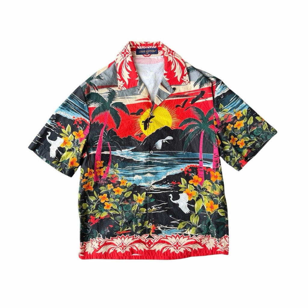 Size S - Louis Vuitton Hawaiian Beach Short Sleeve Shirt