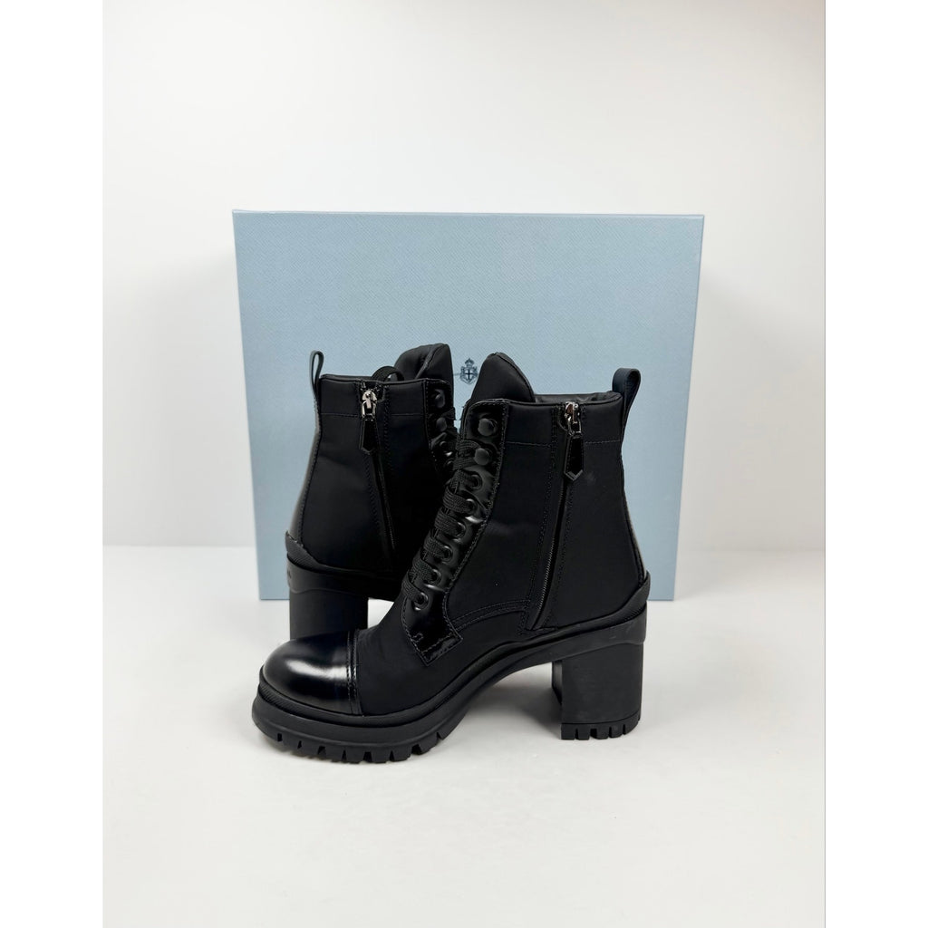 Size 6.5 - Prada Combat Ankle Boots Tried On!